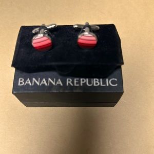 Banana Republic Cufflinks (shades of pink) button cufflinks.